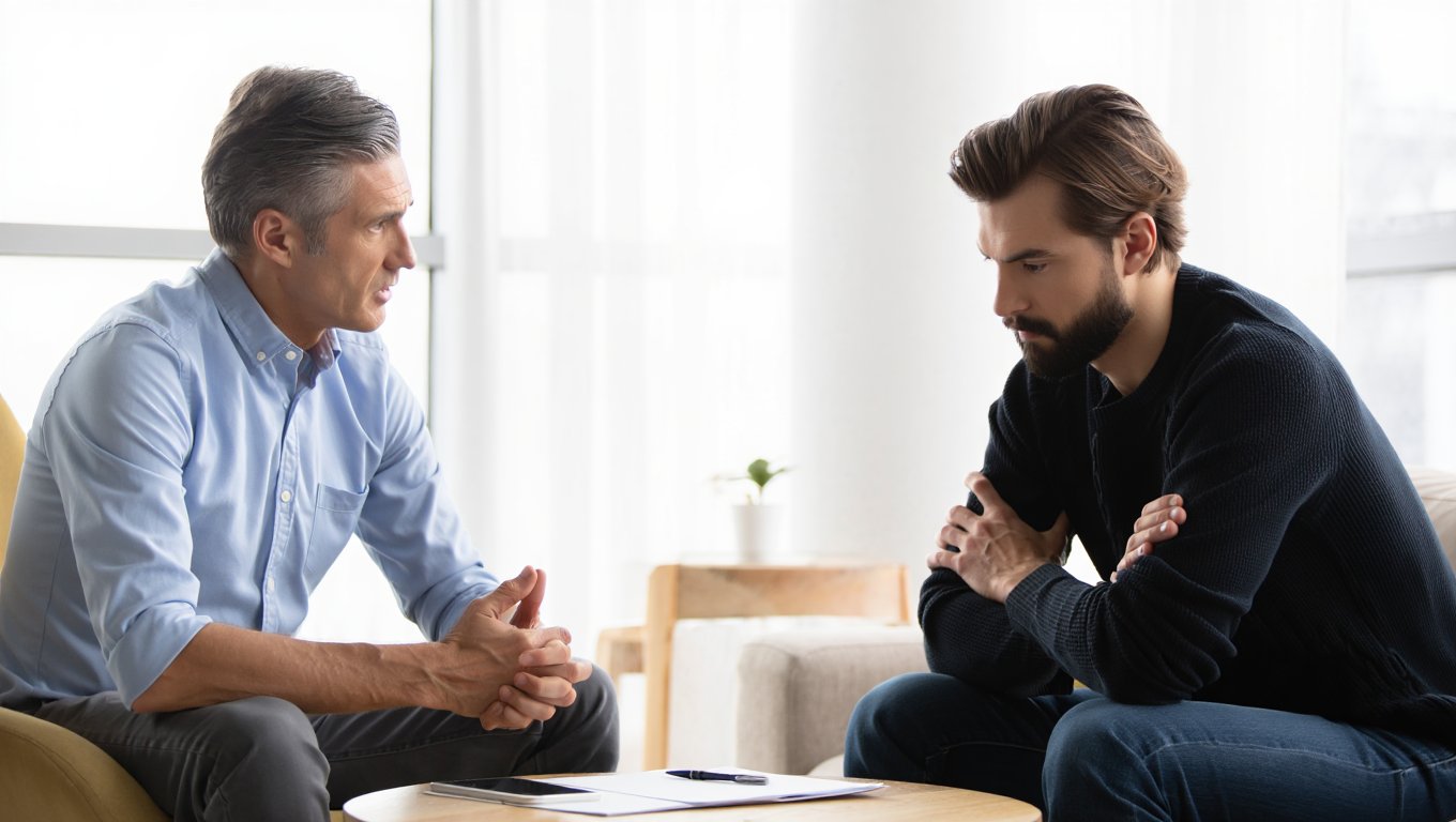 Мужчина на приеме у врача